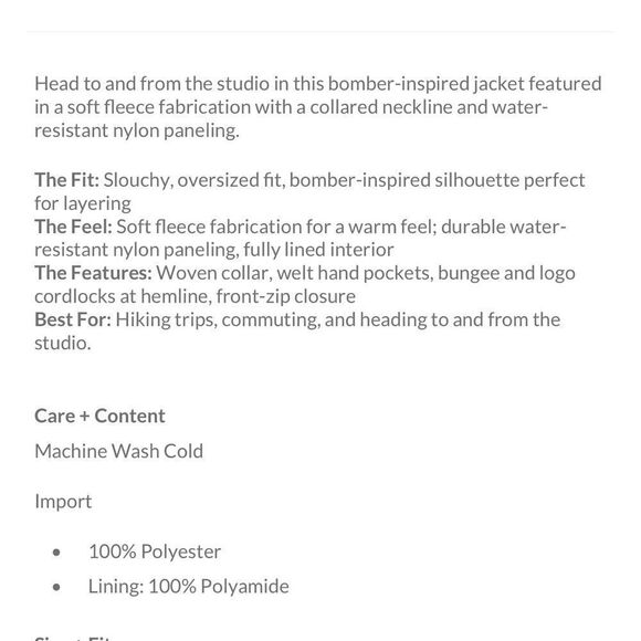 FREE PEOPLE TOURNAMENT FLEECE NWT IN IVORY LARGE - Picture 4 of 7